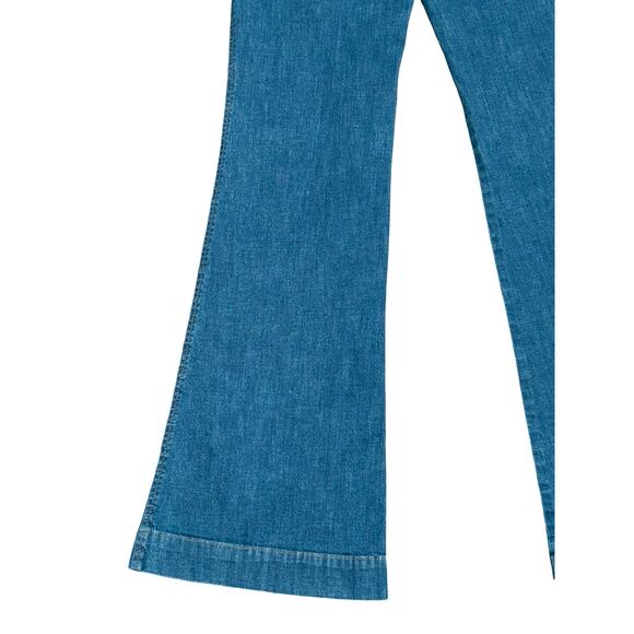 Theory Denim Flare Trouser Jeans Size 4 Designer Business Casual Going Out - Picture 9 of 12